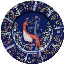 Тарелка синяя с рисунком Taika, Iittala магазин Glossary 