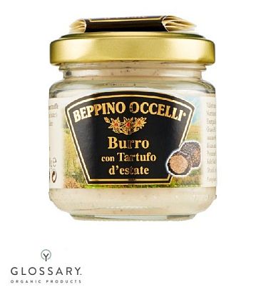 Масло сливочное с черным трюфелем Beppino Occelli,  магазин Glossary 