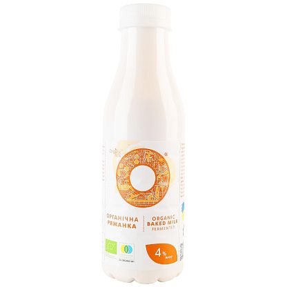 Ряженка органическая жирность 4,0% Organic Milk,  магазин Glossary 