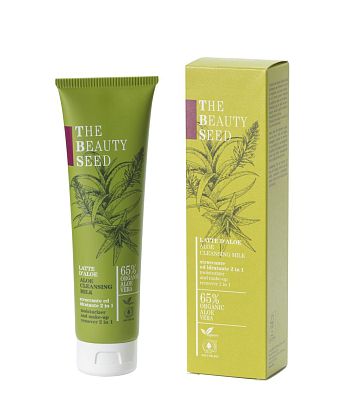 TBS ALOE MILK 2 in 1 hydrating make up remover Молочко очищающее 2 в 1 для удаления макияжа для сухой и зрелой кожи лица Bioearth,  магазин Glossary 