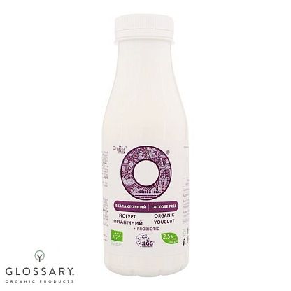 Йогурт безлактозный органический 2,5 % Organic Milk,  магазин Glossary 
