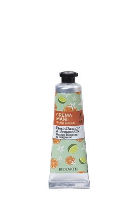 Family Hand Cream Orange Blossom & Bergamott Крем для рук увлажняющий и смягчающий Bioearth,  магазин Glossary 