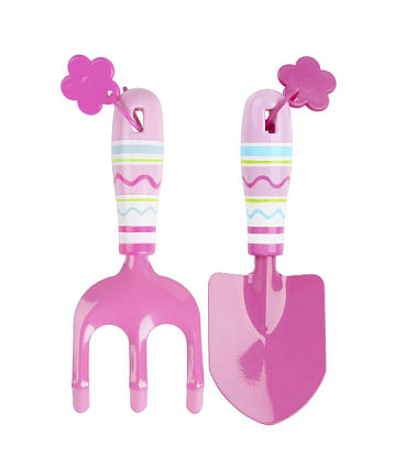 Металлический набор культиватор и лопатка «Цветочки» Melissa & Doug магазин Glossary 