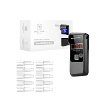 Алкотестер электрохимический MEDICA+ Alco Control 9.0 PRO + Комплект мундштуков 100шт. магазин Glossary 
