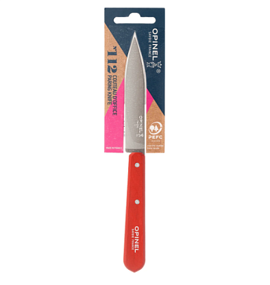 Нож для чистки овощей и фруктов красный 10см, Opinel магазин Glossary 