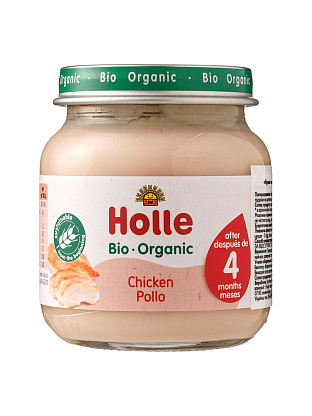 Пюре Holle органическое Курица с 4 месяцев магазин Glossary 