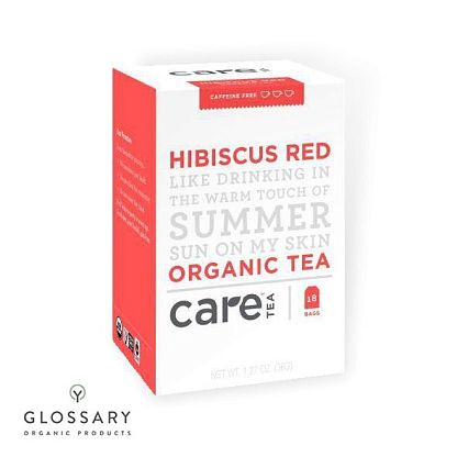 Органический травяной тизан «Красный гибискус» Numi Care магазин Glossary 