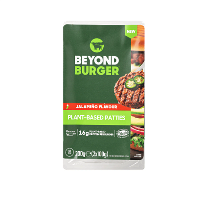 Бургер с халапеньо растительный замороженный Beyond Meat, магазин Glossary 