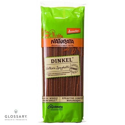 Спагетти органические из неочищеного зерна спельти магазин Glossary 