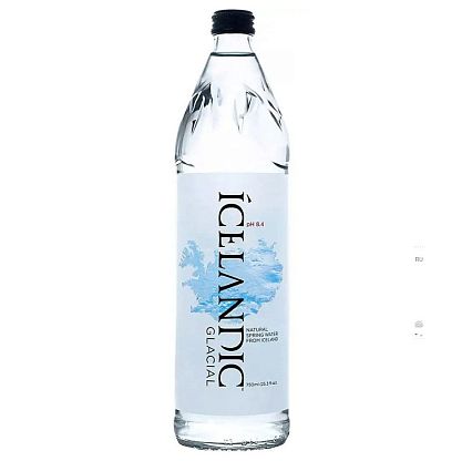 Вода питьевая родниковая негазированная стекло Icelandic Glacial, магазин Glossary 