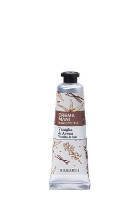 Family Hand Cream Vanilla & Oat Крем для рук увлажняющий и смягчающий Bioearth,  магазин Glossary 