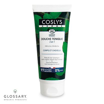 Шампунь для волос и тела, на основе органического бука Coslys,  магазин Glossary 