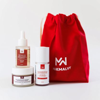 Праздничный набор антивозрастной лифтинг уход Mak Malvy,  магазин Glossary 