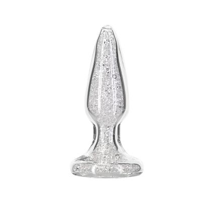 Стеклянная анальная пробка Fancy Luxurious Glass Anal Plug Pillow Talk магазин Glossary 