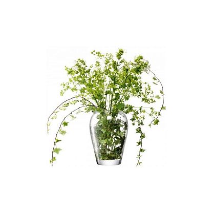 Ваза для цветов прозрачная 25см Flower, LSA international магазин Glossary 
