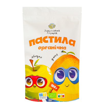 Пастила органическая дыня-яблоко Дунайский аграрий, магазин Glossary 
