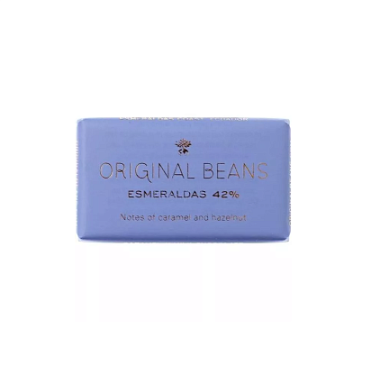 Батончик из молочного шоколада 42% органический, Original Beans магазин Glossary 
