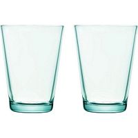 Набор стаканов прозрачных бирюзовых Kartio, Iittala магазин Glossary 