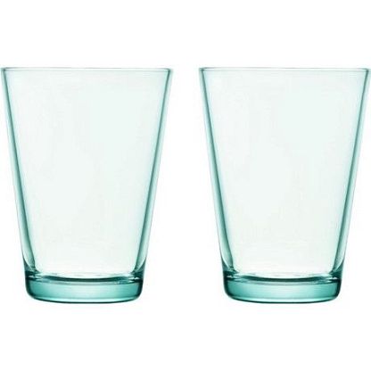 Набор стаканов прозрачных бирюзовых Kartio, Iittala магазин Glossary 
