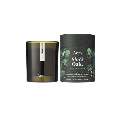 Свеча ароматическая "Черный дуб" Botanical Aery Living, магазин Glossary 
