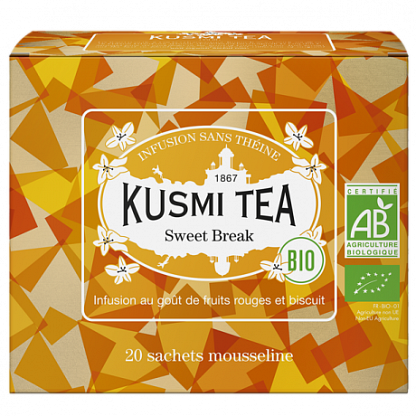 Чай травяной "Сладкий Перерыв" органический пакет Kusmi Tea,  магазин Glossary 