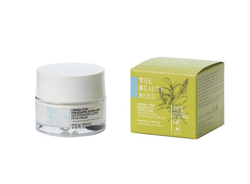TBS 24H HYDRATING ACTIVE FACE CREAM hydrating and delicate Крем увлажняющий для всех типов кожи лица Bioearth,  магазин Glossary 
