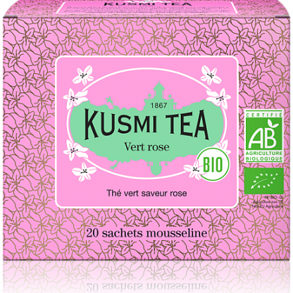 Чай зеленый Роза органический пакет. Kusmi Tea,  магазин Glossary 