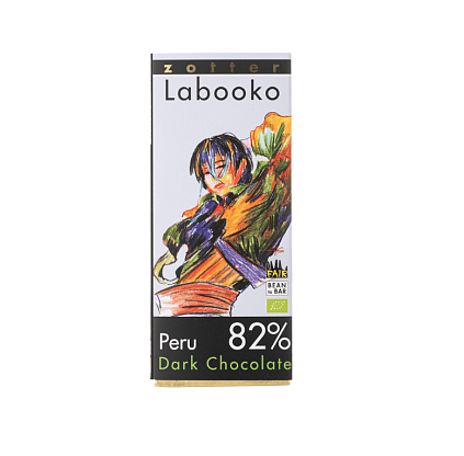 Шоколад темный Перу 82% органический Labooko, Zotter магазин Glossary 