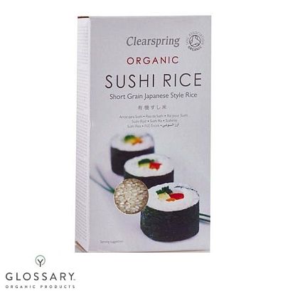 Рис для суши органический Clearspring,  магазин Glossary 