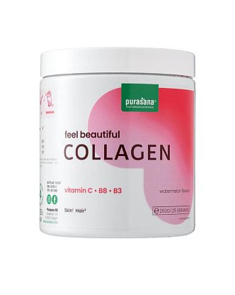 Коллаген со вкусом арбуза с подсластителем – диетическая добавка (в порошке) Purasana,  магазин Glossary 
