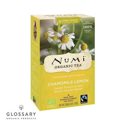 Травяной тизан «Ромашка и лимон «Сладкие луга» Numi магазин Glossary 