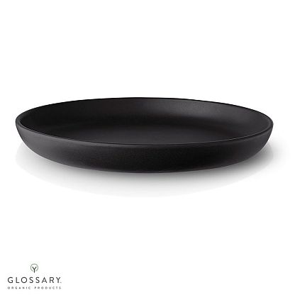 Тарелка черная керамическая 17 см Nordic Kitchen магазин Glossary 