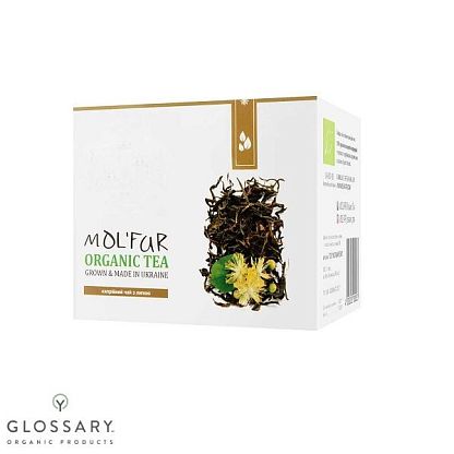 Чай кипрейный чёрный с цветом липы органический MOL’FAR,  магазин Glossary 