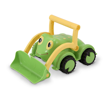Пластиковый бульдозер "Лягушонок" магазин Glossary 
