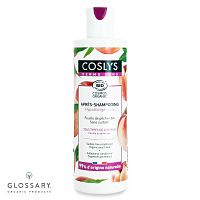 Безсульфатный кондиционер для волос с органическими листьями персика Coslys,  магазин Glossary 