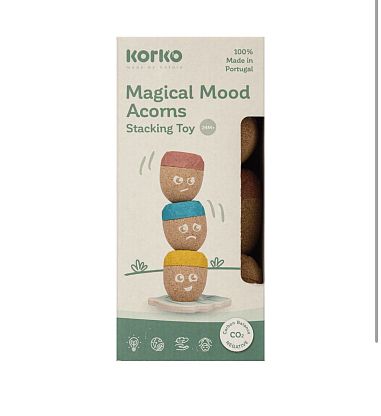 Пирамидка "Magical Mood Acorns" (с 2 лет), Korko магазин Glossary 