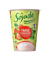 Продукт из ферментированной сои с клубникой органический Sojade,  магазин Glossary 