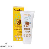 Крем солнцезащитный детский с высоким уровнем защиты SPF 50 для тела и лица Solar Tea Bio от Bema Cosmetici, магазин Glossary 