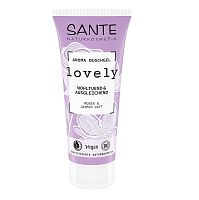 VEGAN Аромагель для душа LOVELY Роза и Жасмин Sante магазин Glossary 