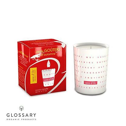 Свеча ароматическая «Осеннее чаепитие» Terre d’Oc магазин Glossary 