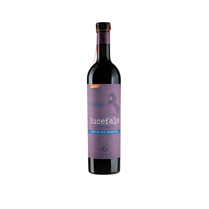 Вино красное полусухое Bucefalo Primitivo Terre Di Chieti Cantina Orsogna 0,75 л магазин Glossary 