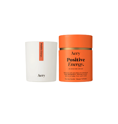 Свеча ароматическая "Позитивная энергия" Aromatherapy Aery Living, магазин Glossary 