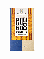 Чай Ройбуш и Ваниль органический пакетированный Sonnentor, магазин Glossary 