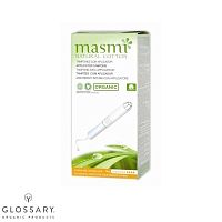 Органические тампоны Super Plus с аппликатором для обильных выделений или для использования в первые дни менструации Masmi магазин Glossary 