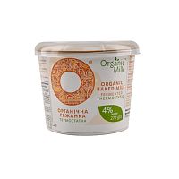 Ряженка органическая термостатная жирность 4,0% Organic Milk,  магазин Glossary 