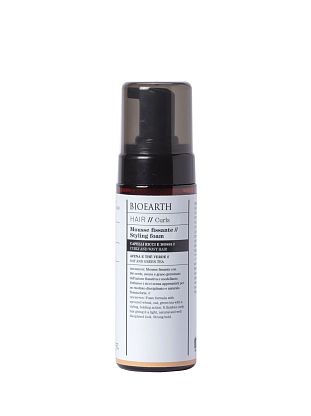 Hair 2.0 Styling Foam // Curly And Wavy Hair Мусс моделирующий и фиксирующий вьющиеся волосы Bioearth,  магазин Glossary 