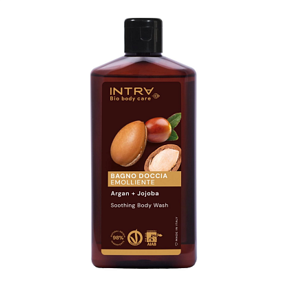 Гель д/душа ARGAN&JOJOBA успокаивающий INTRA магазин Glossary 