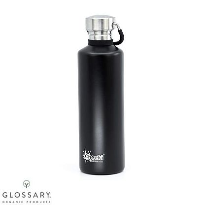 Бутылка для воды Classic Single Wall Matte Black Cheeki,  магазин Glossary 