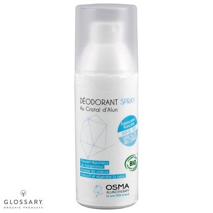 Дезодорант-спрей органический Кристалл Алунита магазин Glossary 