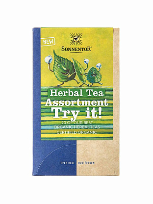Ассорти чая органического "Попробуй!" Sonnentor, магазин Glossary 